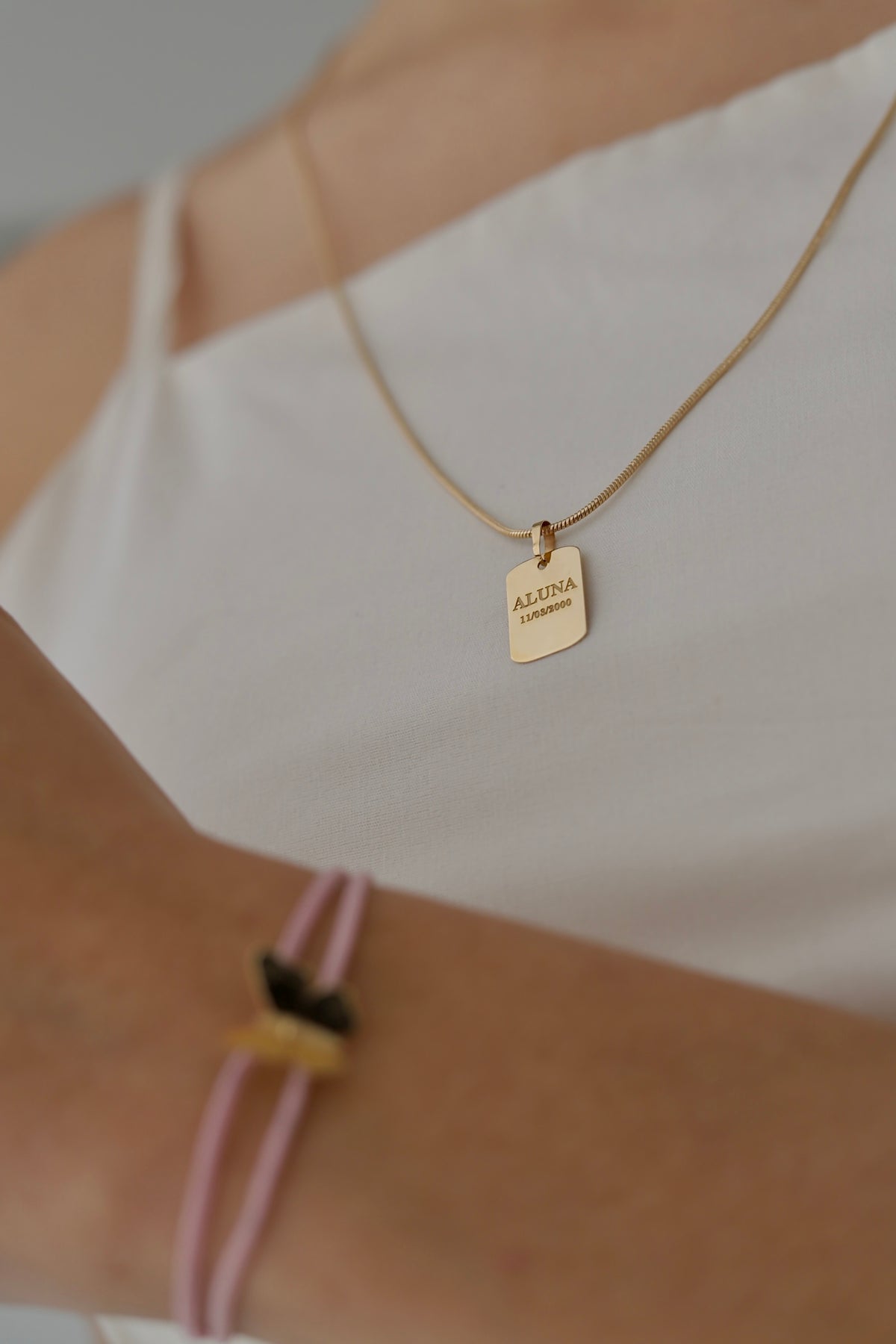Dije placa oro 18kt