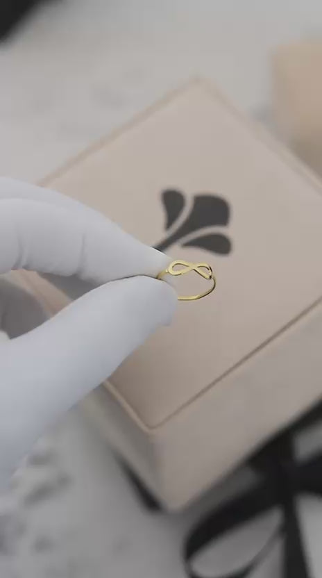 Anillo infinito oro 18 kt