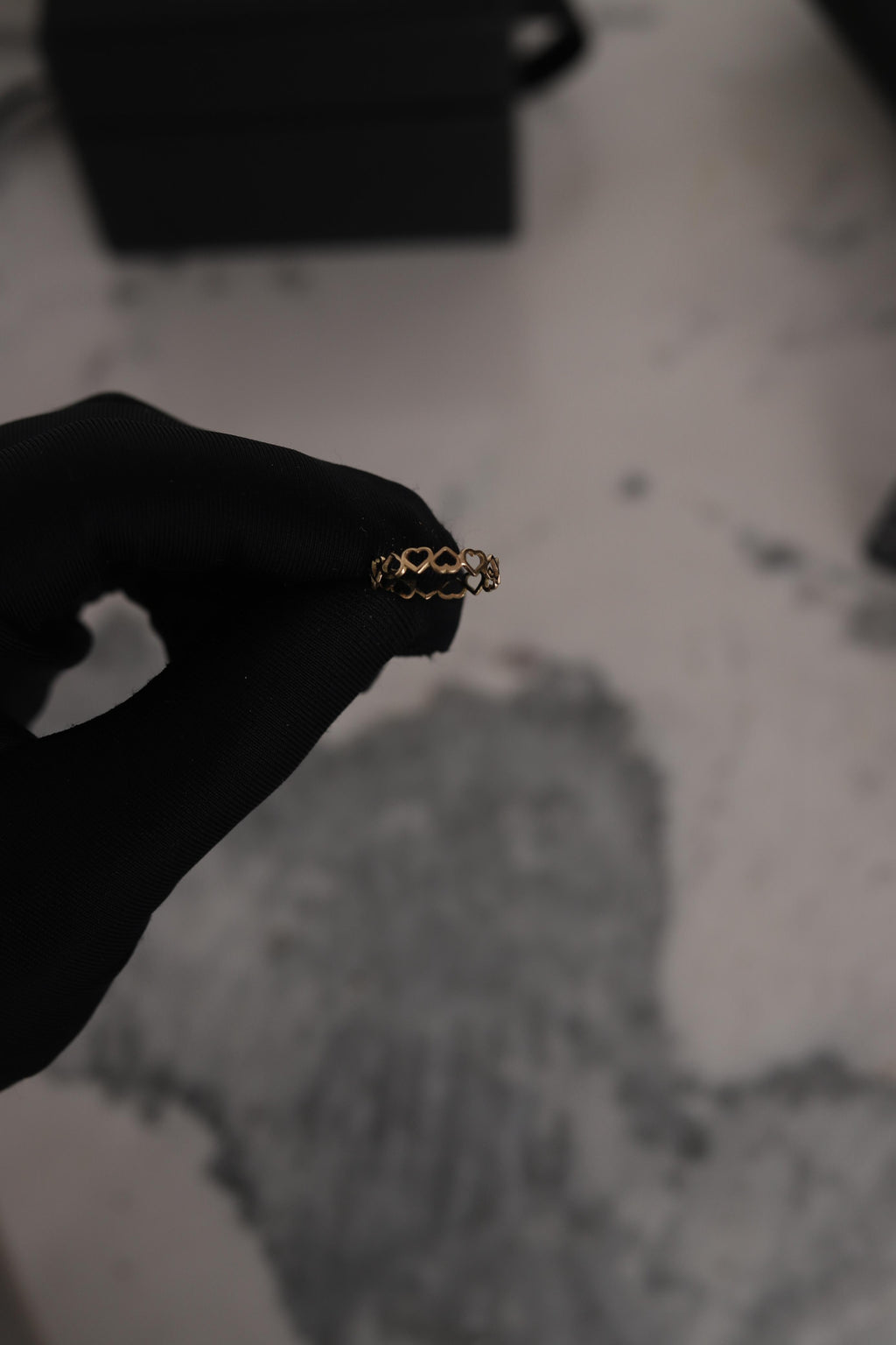Anillo Corazones entrelazados
